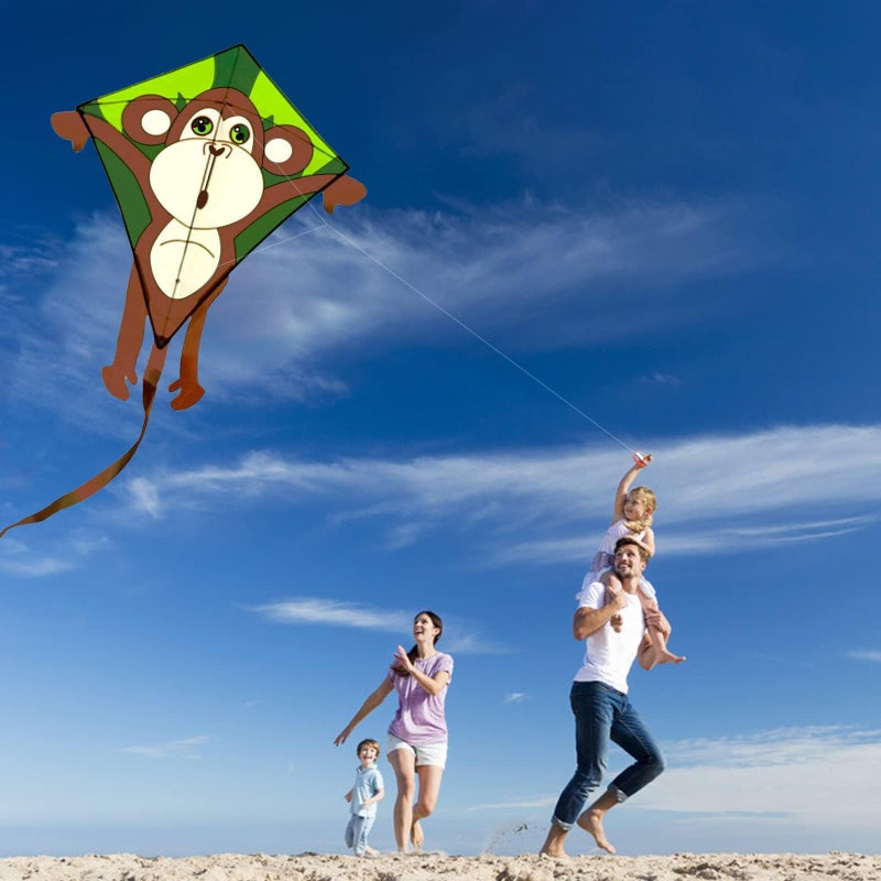 HENGDA KITE Kids Children Cartoon Monkey Kites with Flying Line - Image 4